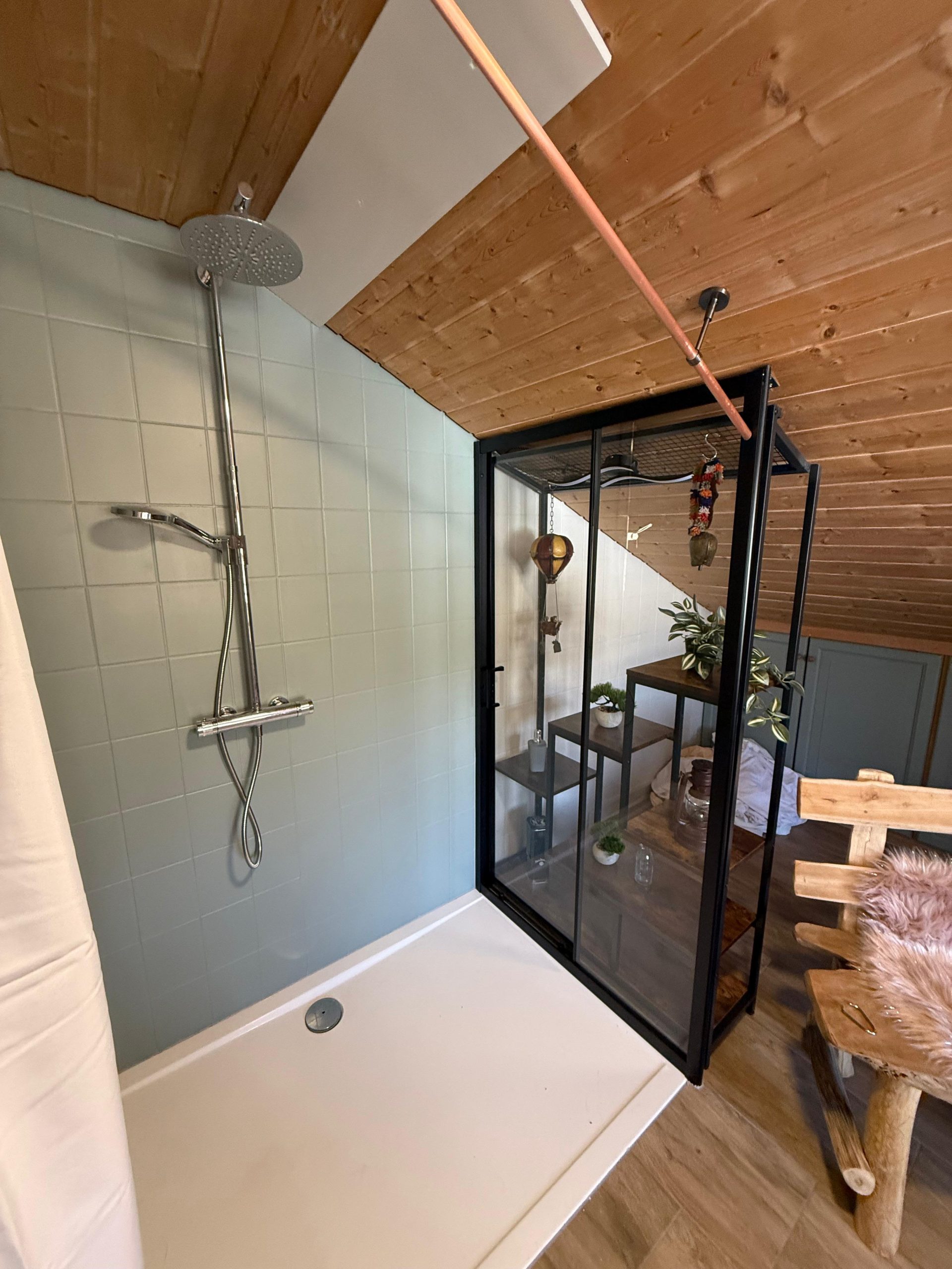 Barrierefreie Ferienwohnung Weitsicht Dusche