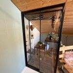Barrierefreie Ferienwohnung Weitsicht Badezimmer Dusche Nahansicht