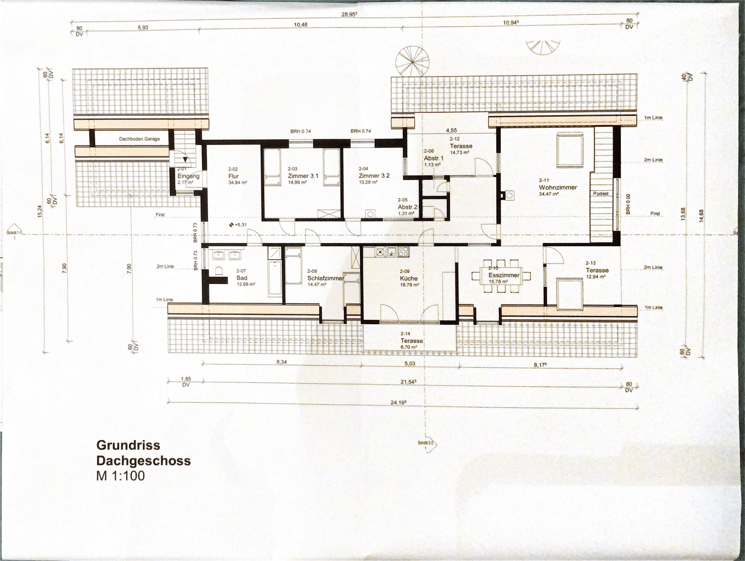 Grundriss barrierefreie Ferienwohnung Weitsicht