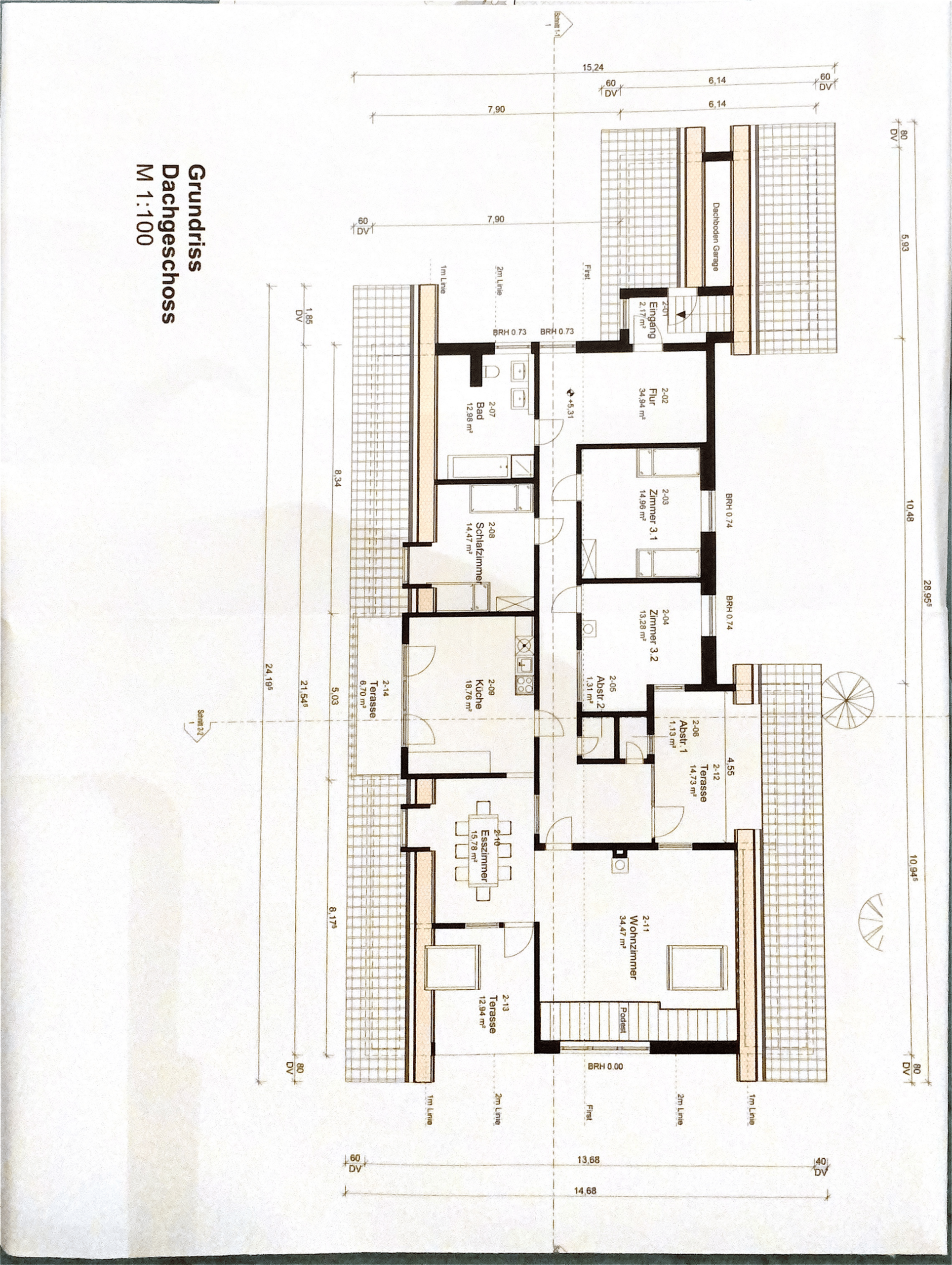 Grundriss barrierefreie Ferienwohnung Weitsicht