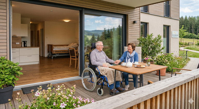 Erholung für pflegende Angehörige in der barrierefreien Ferienwohnung
